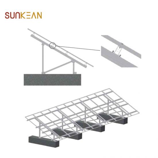Double-posts solar mounting system