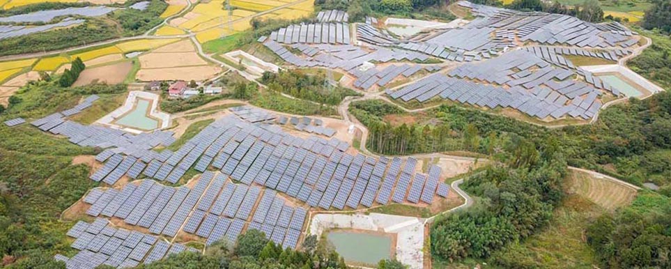  60MW  스이 메이 일본 태양 에너지 시스템 프로젝트 2020 